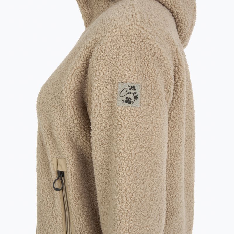 Bluza damska CMP 35P3856 Long Teddy Highloft cookie 3