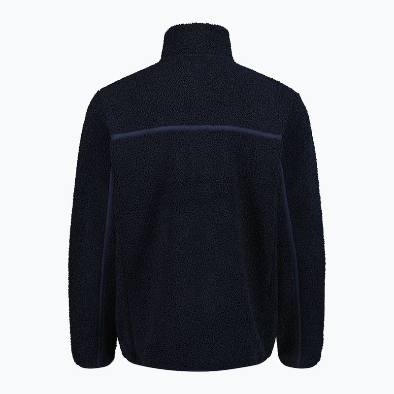 Kurtka męska CMP 35P3877 Teddy Highloft black/blue 2