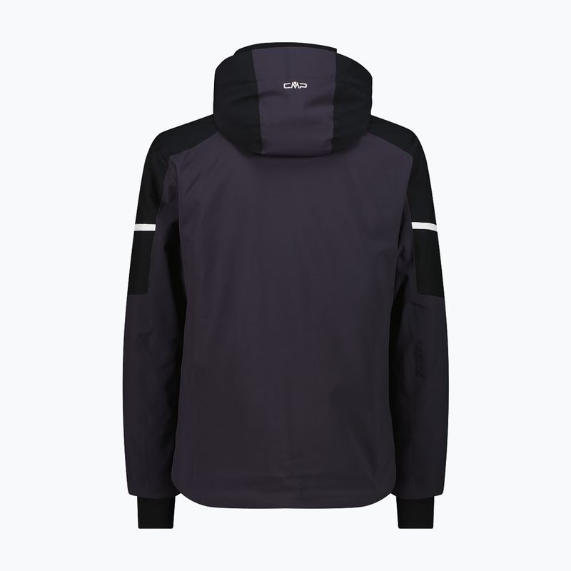 Kurtka narciarska męska CMP 35W0077 Zip Hood antracite 2