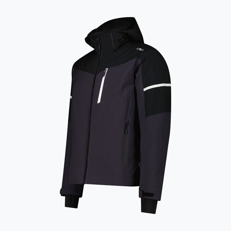 Kurtka narciarska męska CMP 35W0077 Zip Hood antracite 3