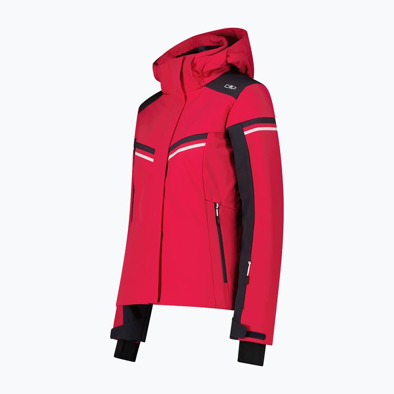 Kurtka narciarska damska CMP 35W0196 Zip Hood carminio 3