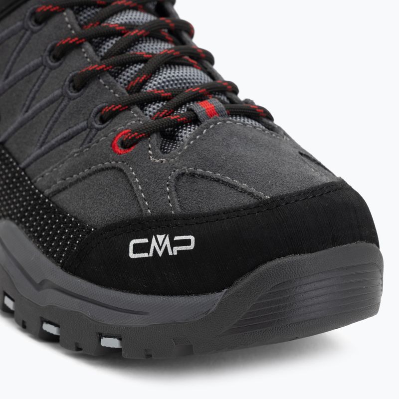 Buty trekkingowe juniorskie CMP Rigel Mid Wp grey/ferrari 7