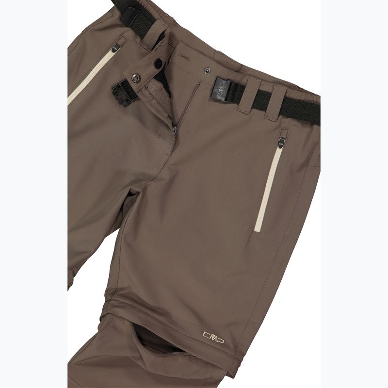 Spodnie trekkingowe damskie CMP 3T51446 Zip Off toffee 7