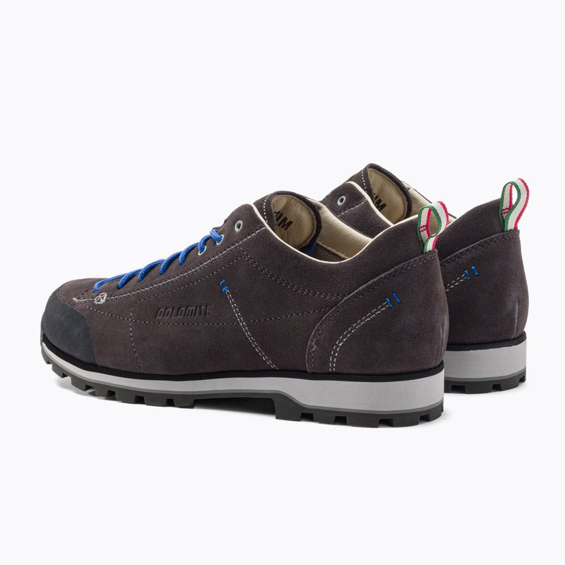 Buty turystyczne męskie Dolomite 54 Low anthracite/blue 3