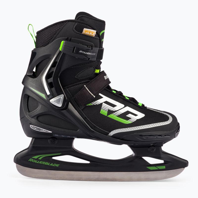 Łyżwy męskie Rollerblade Spark Ice nero verde 2