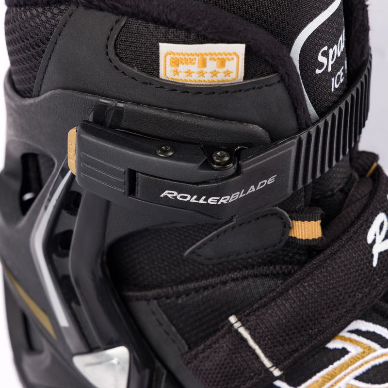 Łyżwy damskie Rollerblade Spark Ice W nero oro 6