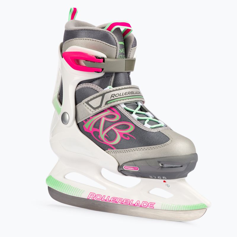 Łyżwy dziecięce Rollerblade Comet G Jr white/light green