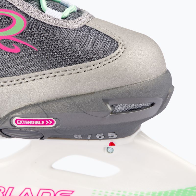 Łyżwy dziecięce Rollerblade Comet G Jr white/light green 7