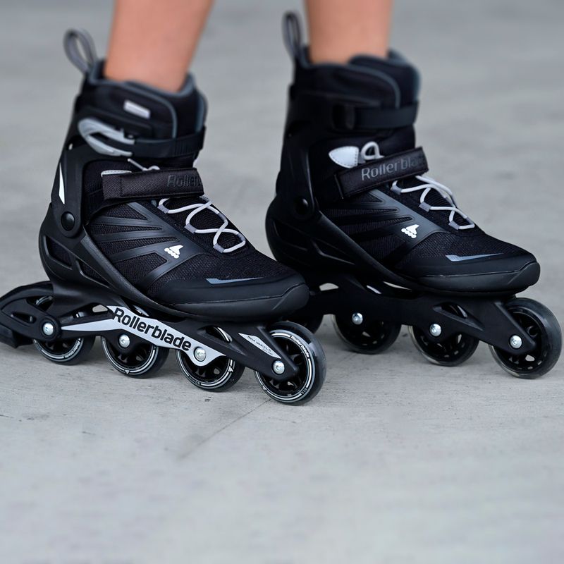 Rolki męskie Rollerblade Zetrablade black/silver 8