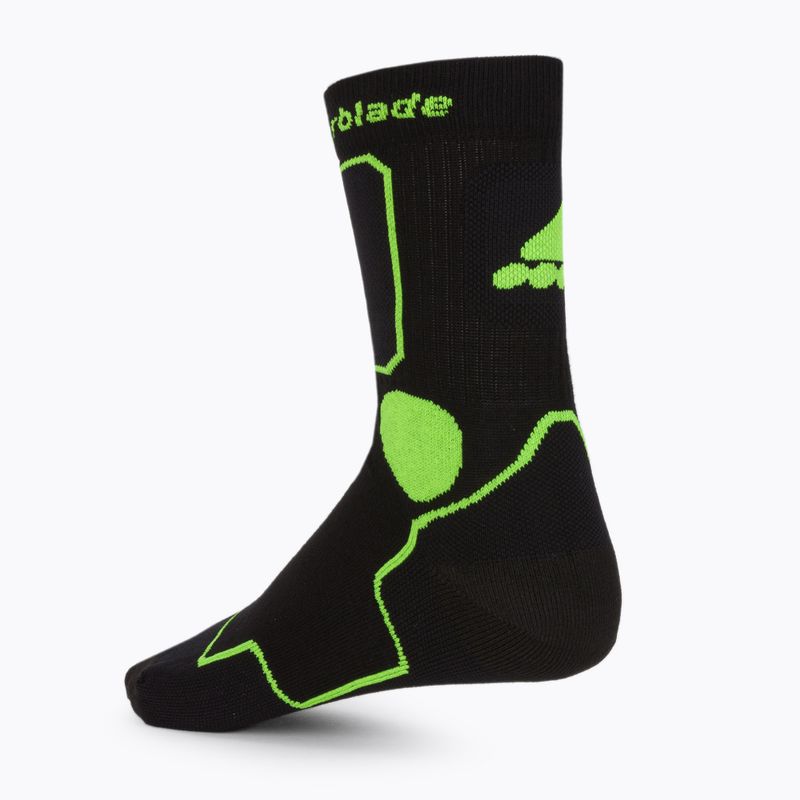 Skarpety męskie Rollerblade Skate black/green 2