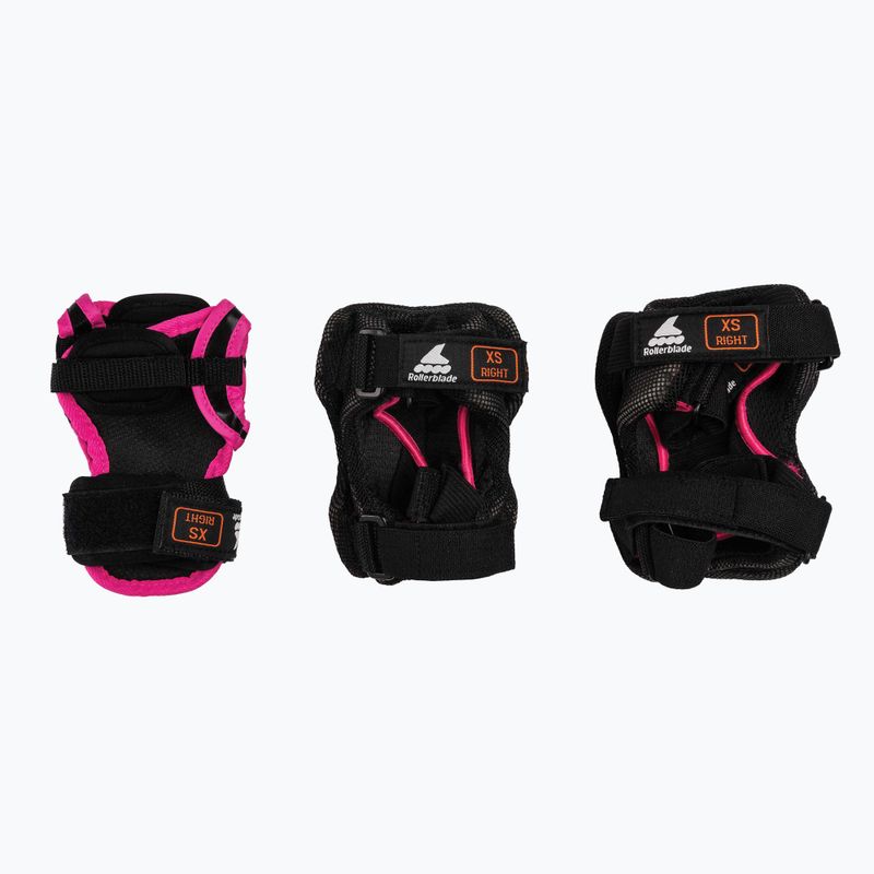 Zestaw ochraniaczy dziecięcych Rollerblade Skate Gear Junior black/pink 9