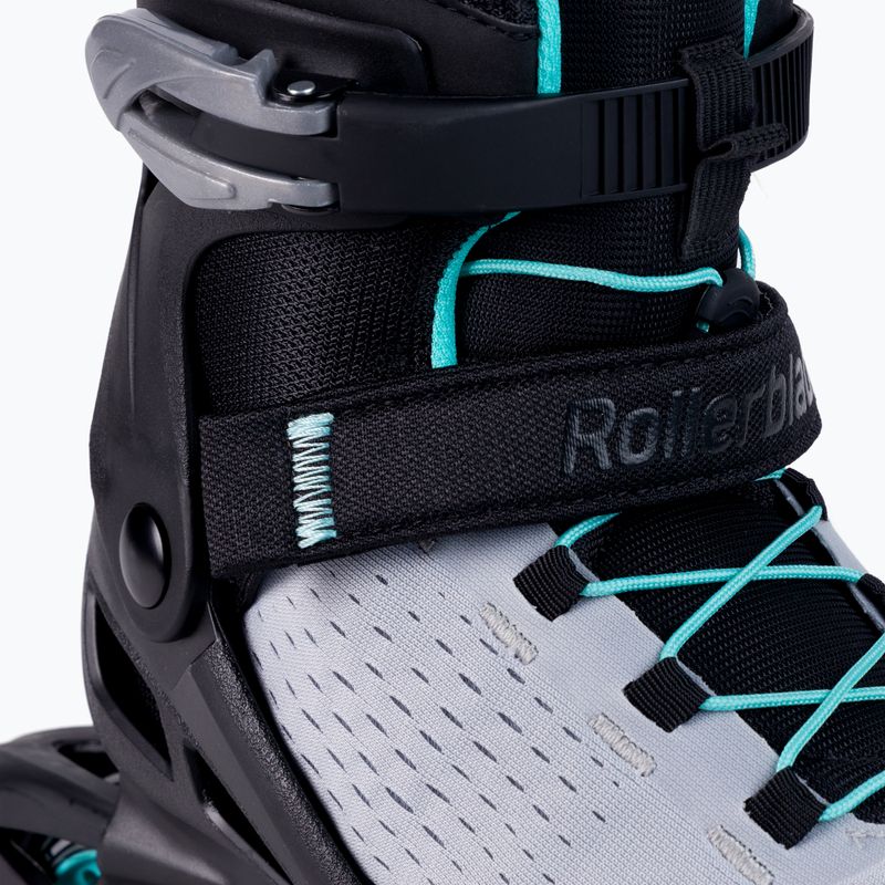 Rolki damskie Rollerblade Zetrablade Elite W black/powder blue 5