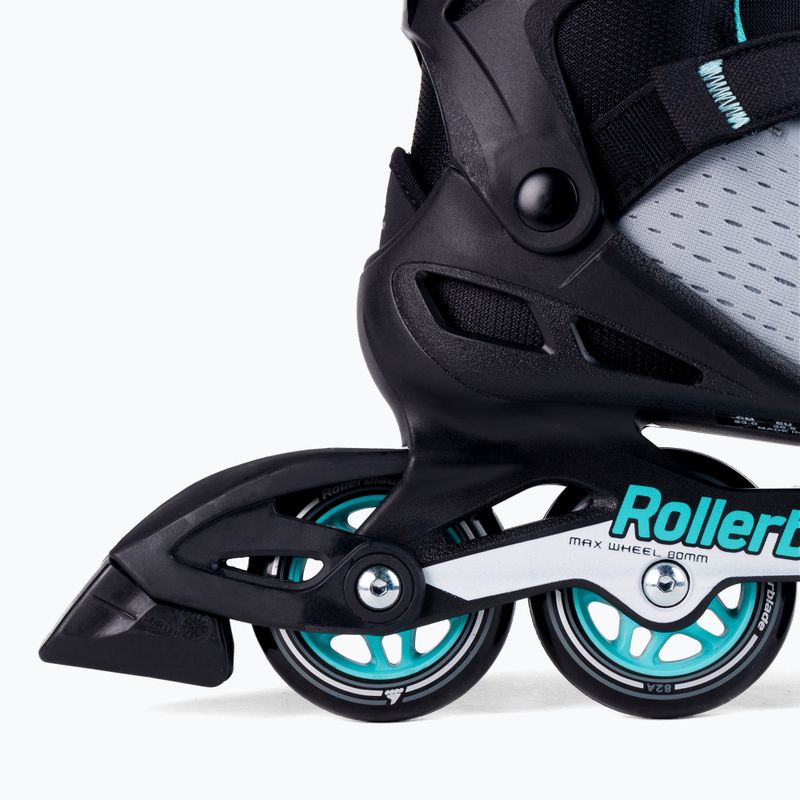 Rolki damskie Rollerblade Zetrablade Elite W black/powder blue 6