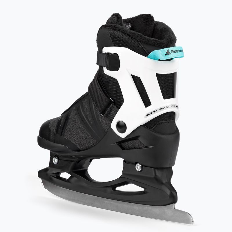 Łyżwy damskie Rollerblade Spark XT W black/light blue 3