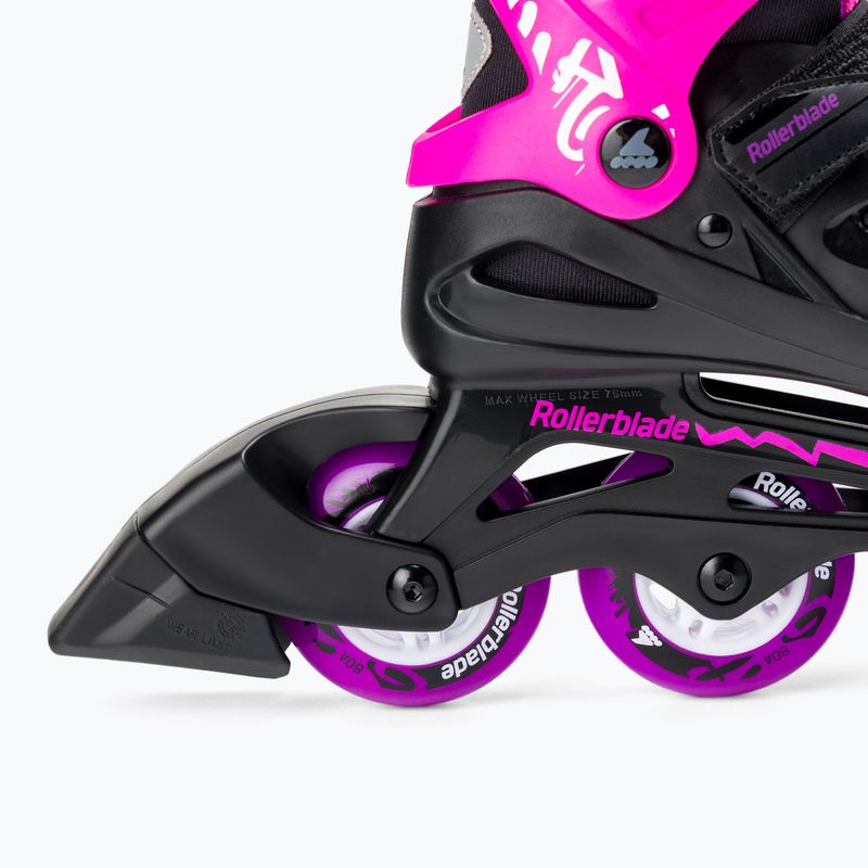 Rolki dziecięce Rollerblade Fury G Jr black/pink 7