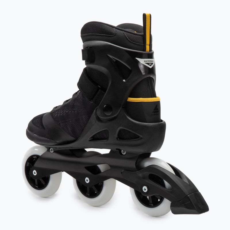 Rolki męskie Rollerblade Macroblade 100 3WD black/saffron yellow 3