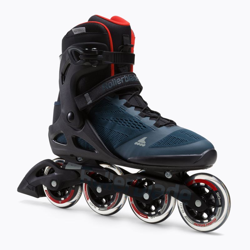 Rolki męskie Rollerblade Macroblade 90 orion blue/spicy orange