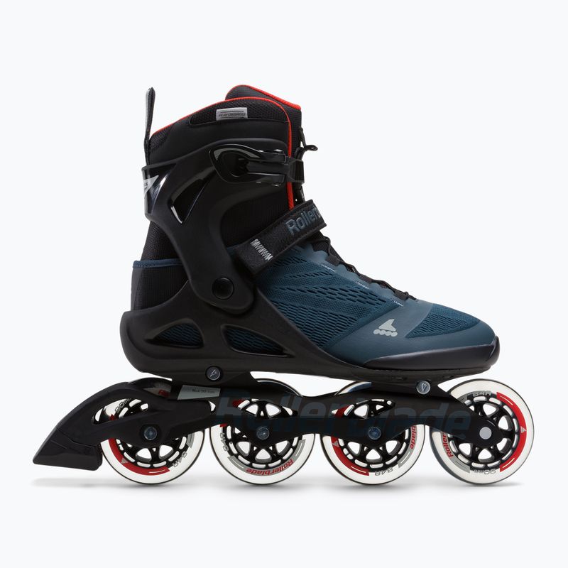 Rolki męskie Rollerblade Macroblade 90 orion blue/spicy orange 2