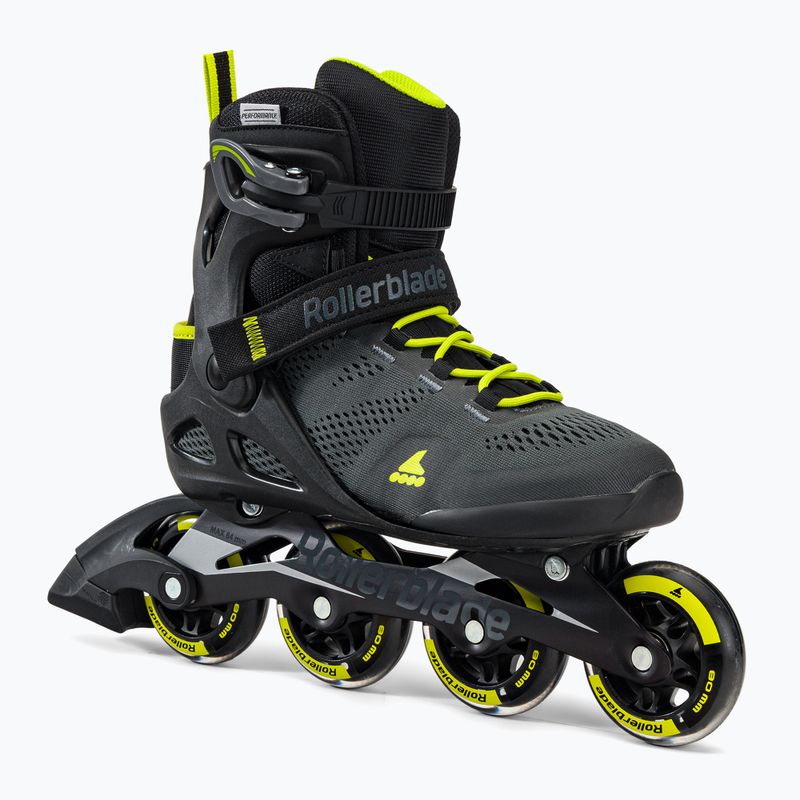 Rolki męskie Rollerblade Macroblade 80 black/lime