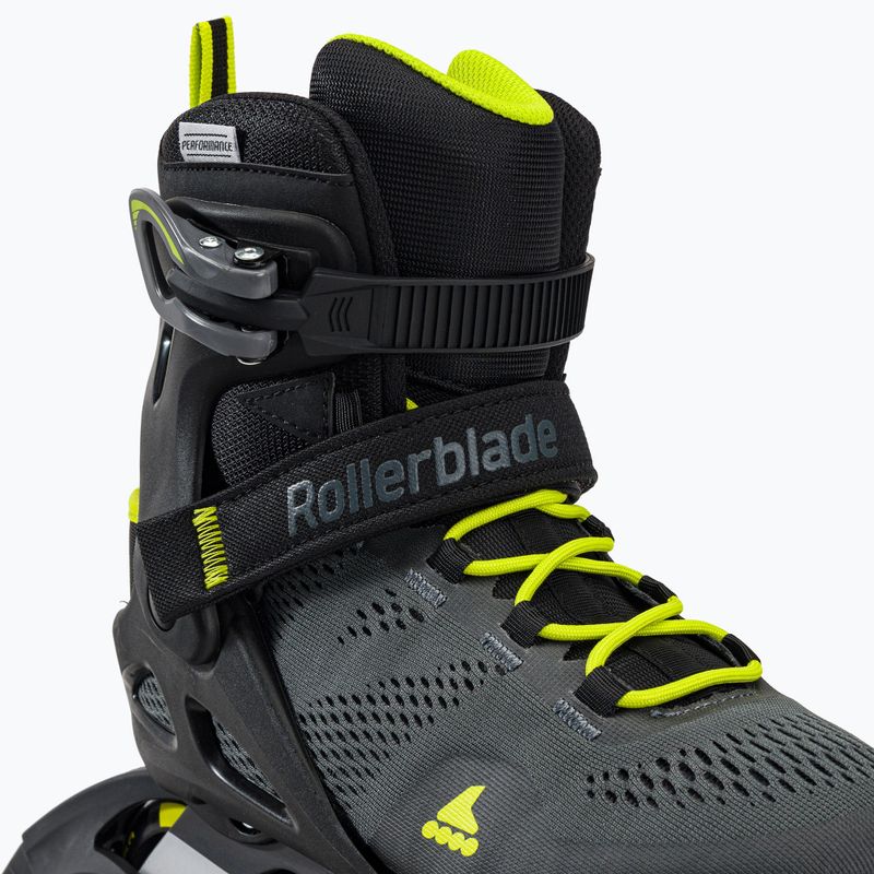 Rolki męskie Rollerblade Macroblade 80 black/lime 5