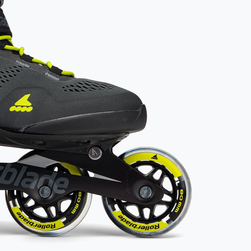 Rolki męskie Rollerblade Macroblade 80 black/lime 6