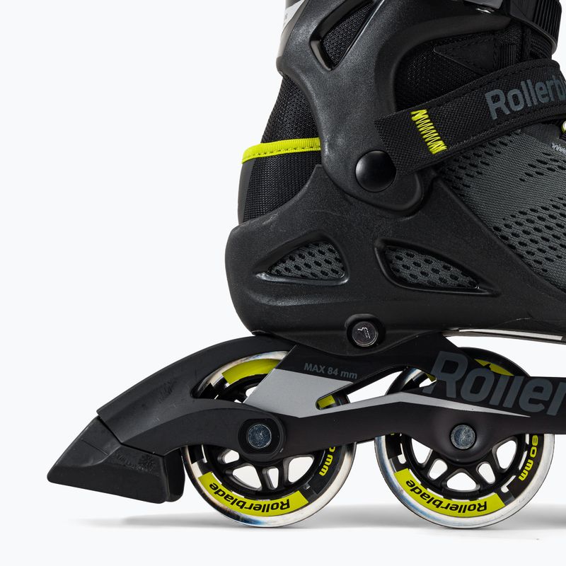 Rolki męskie Rollerblade Macroblade 80 black/lime 7