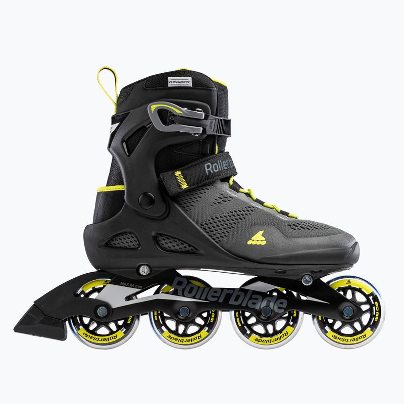 Rolki męskie Rollerblade Macroblade 80 black/lime 10