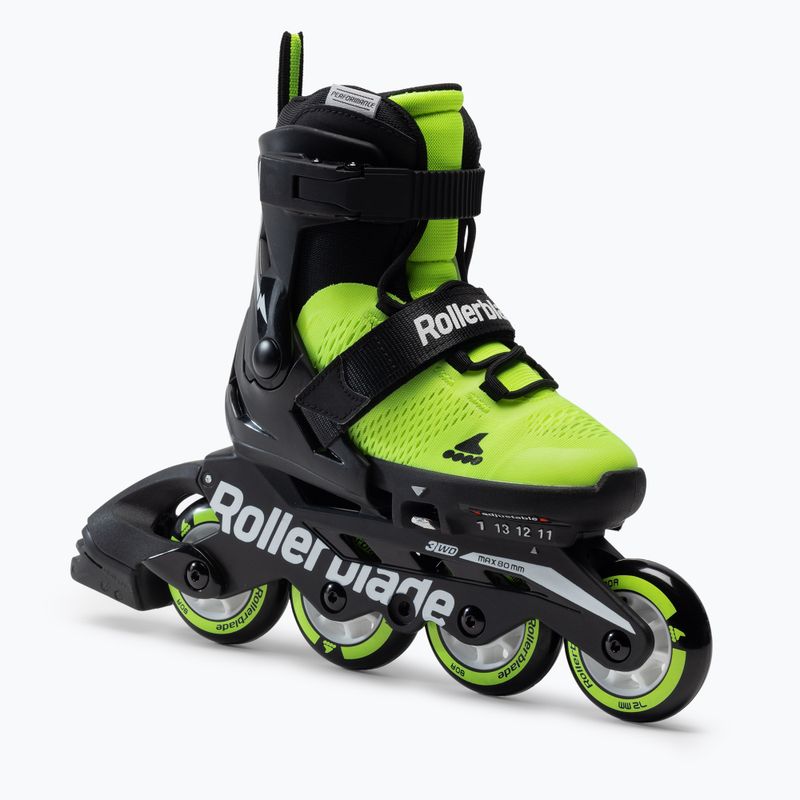 Rolki dziecięce Rollerblade Microblade Jr neon yellow