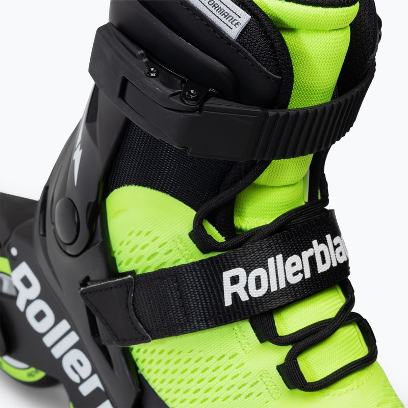 Rolki dziecięce Rollerblade Microblade Jr neon yellow 5