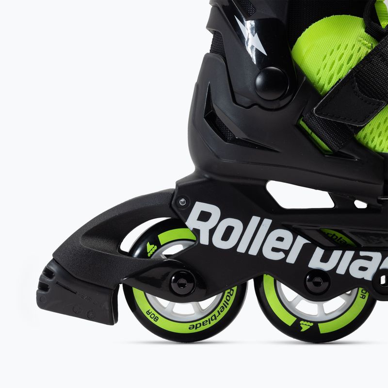 Rolki dziecięce Rollerblade Microblade Jr neon yellow 7
