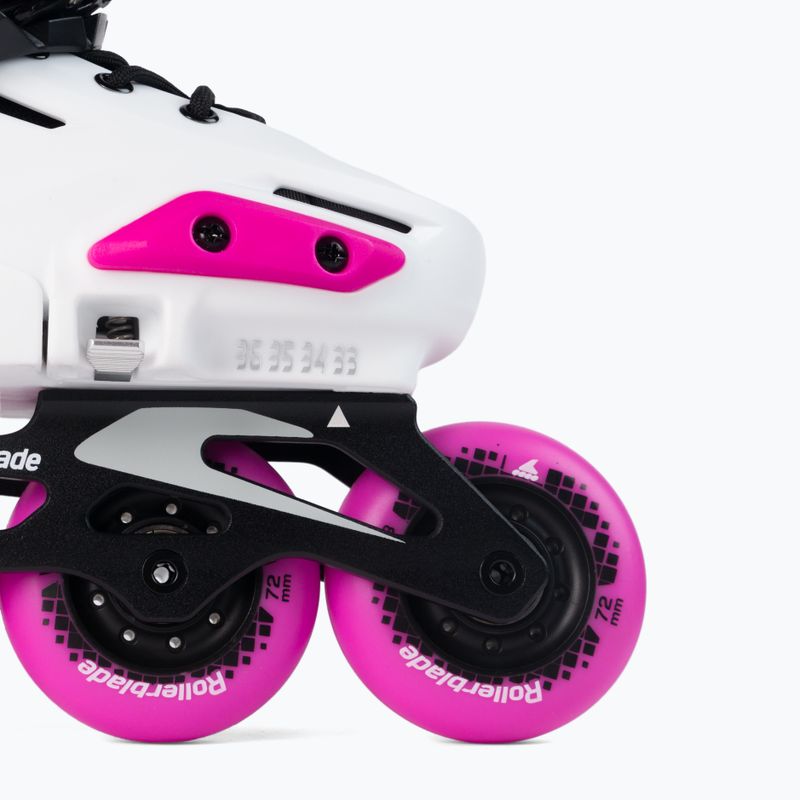 Rolki dziecięce Rollerblade Apex G Jr white/pink 11