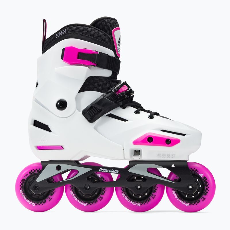 Rolki dziecięce Rollerblade Apex G Jr white/pink 3