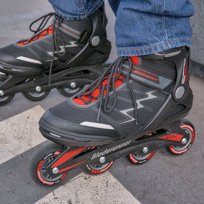 Rolki męskie Bladerunner by Rollerblade Advantage Pro XT black/red 8