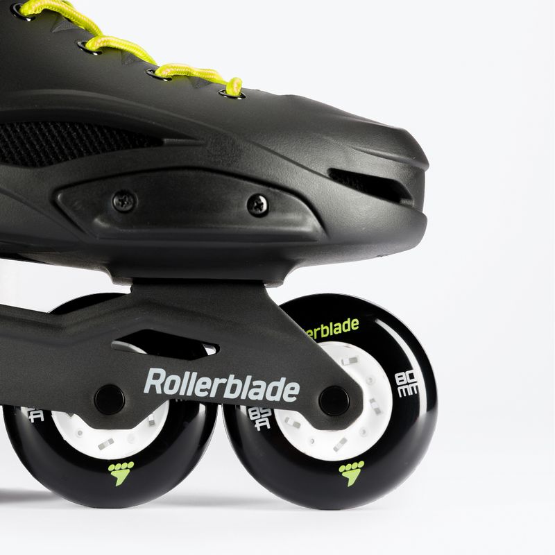 Rolki męskie Rollerblade RB Cruiser black/neon yellow 6