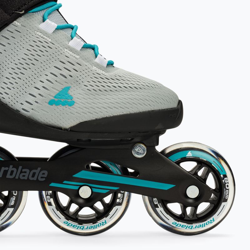 Rolki damskie Rollerblade Spark 80 W grey/turquoise 6