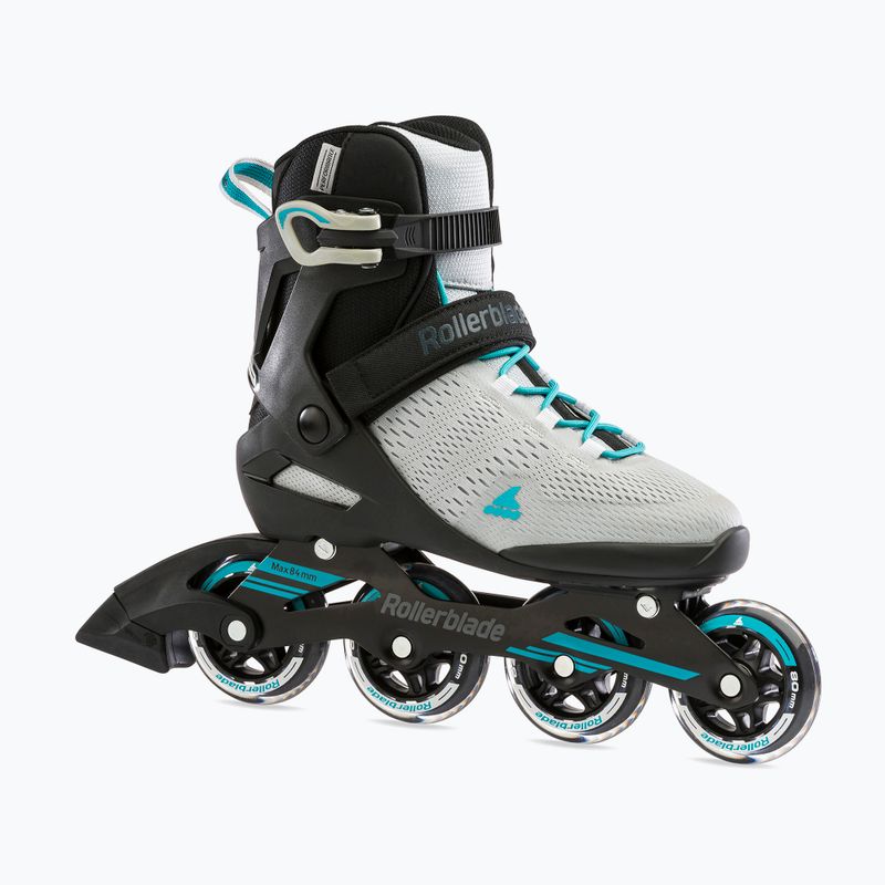 Rolki damskie Rollerblade Spark 80 W grey/turquoise 8