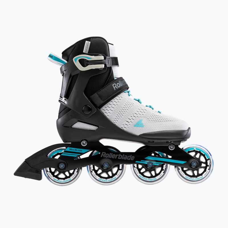 Rolki damskie Rollerblade Spark 80 W grey/turquoise 10