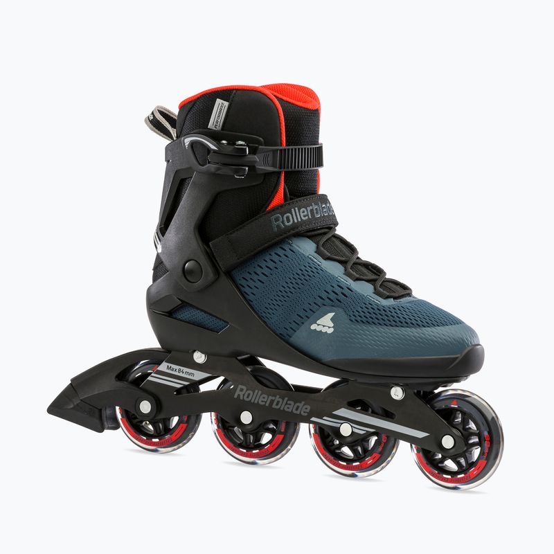 Rolki męskie Rollerblade Sirio 80 orion blue/spicy orange 4