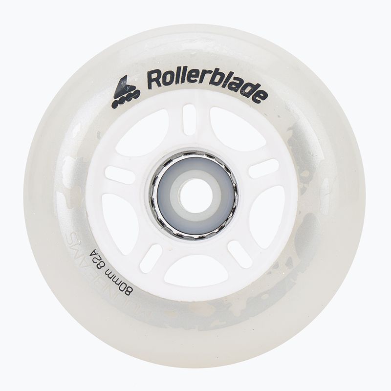 Kółka do rolek Rollerblade Moonbeams Led Wheels 80 mm/82A 4 szt. white 2