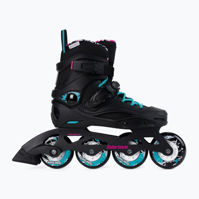 Rolki damskie Rollerblade RB Cruiser W black/aqua 2