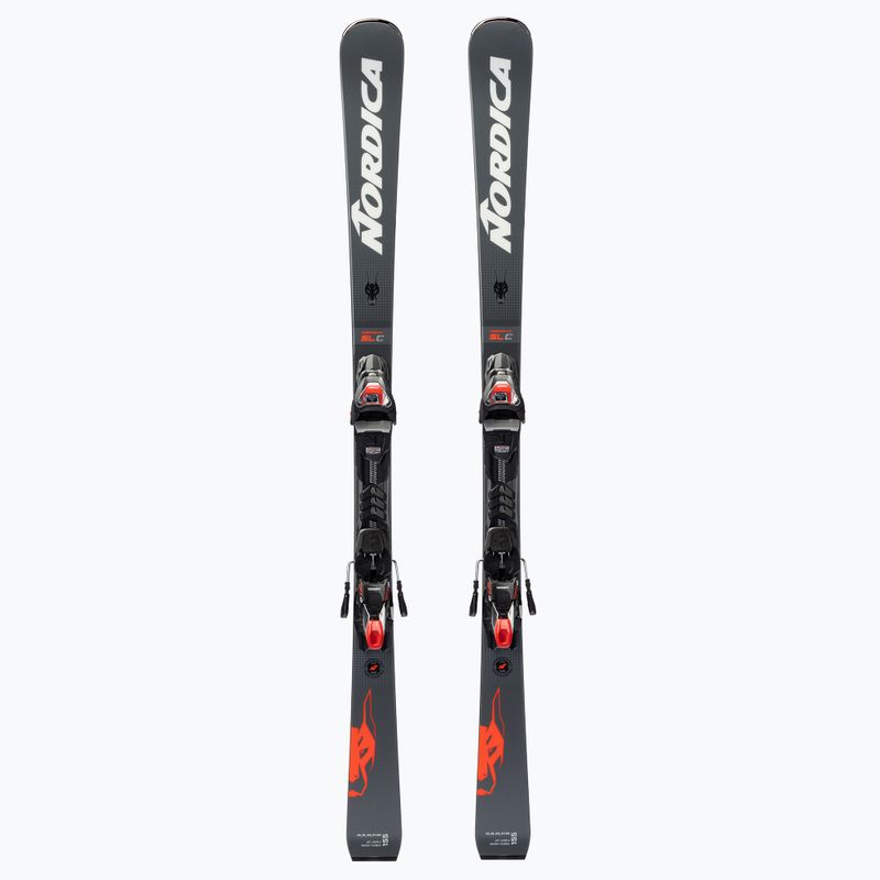 Narty zjazdowe Nordica Dobermann SLC + wiązania TPX 12 FDT black/red