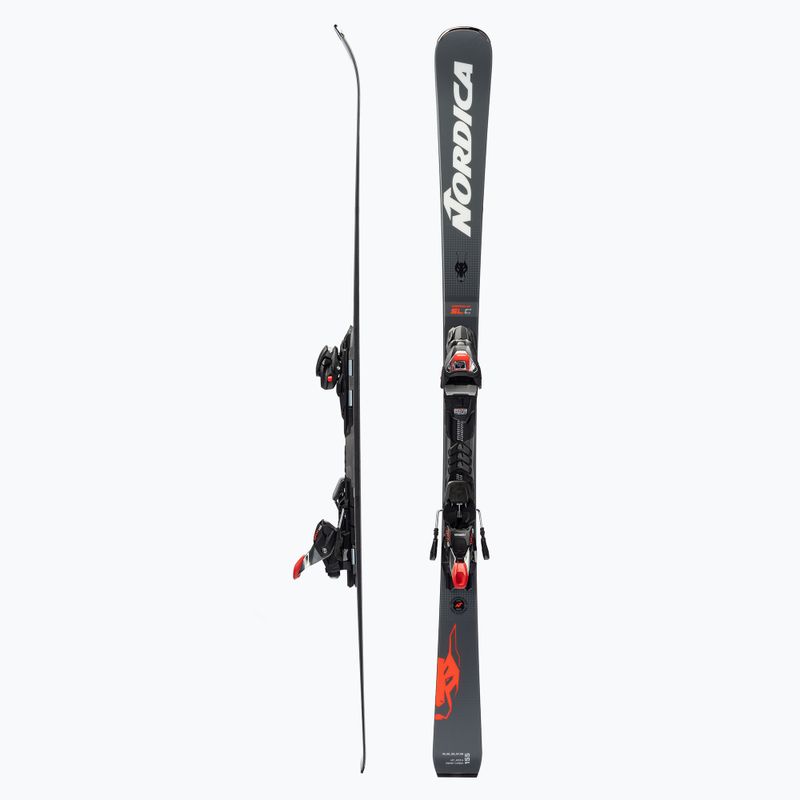 Narty zjazdowe Nordica Dobermann SLC + wiązania TPX 12 FDT black/red 2
