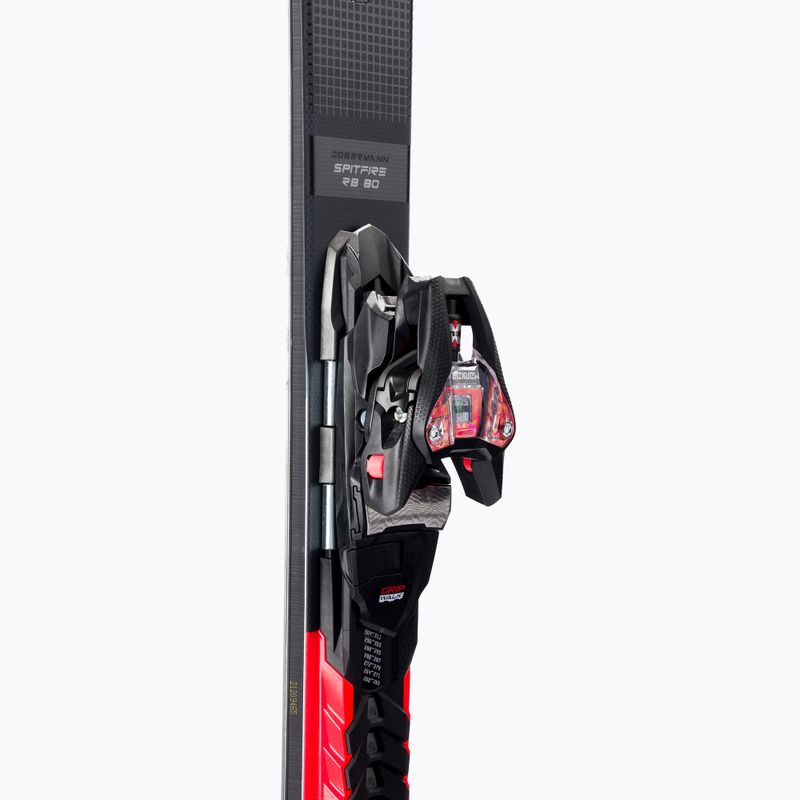 Narty zjazdowe Nordica Dobermann Spitfire 80 RB + wiązania XCELL 12 FDT black/red 6