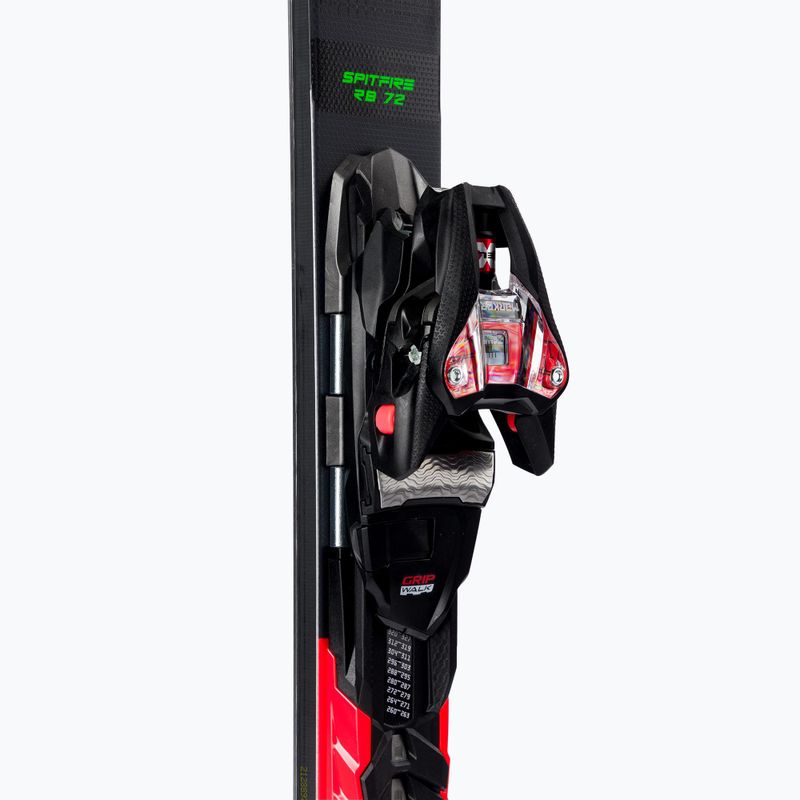 Narty zjazdowe Nordica Dobermann Spitfire 72 RB + wiązania XCELL 12 FDT black/red 6