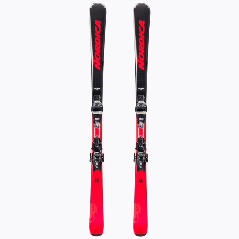 Narty zjazdowe Nordica Spitfire 73 + wiązania TP2COMP10 FDT black/red