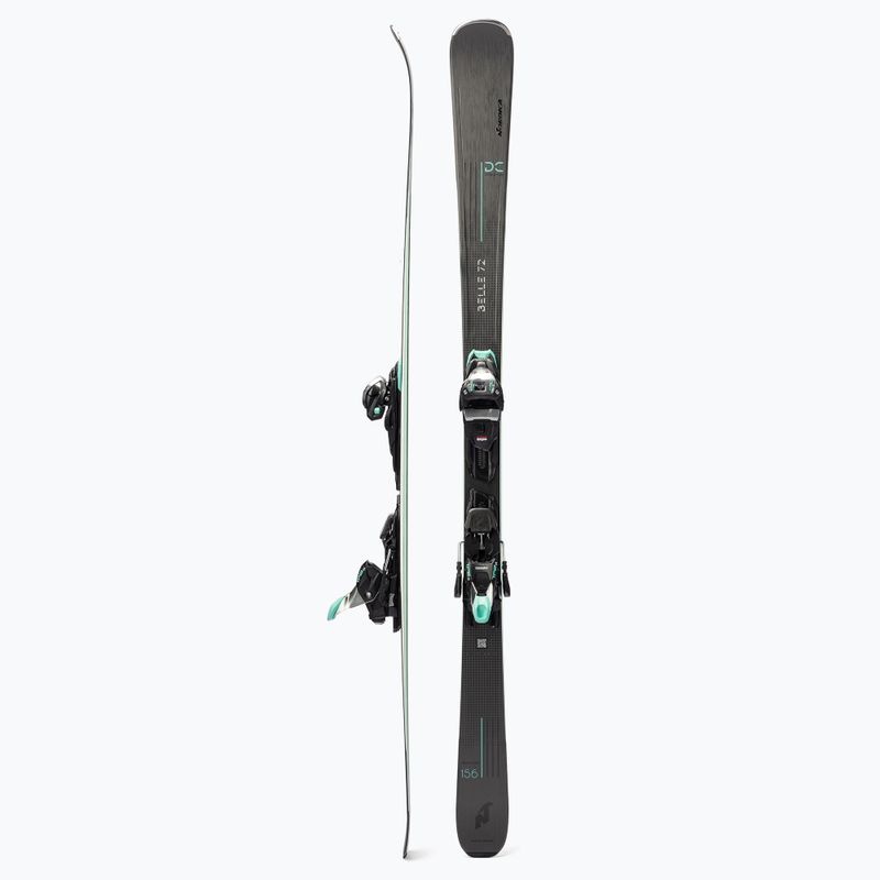 Narty zjazdowe damskie Nordica Belle DC 72 + wiązania TP2LT11 FDT anthracite/teal 2