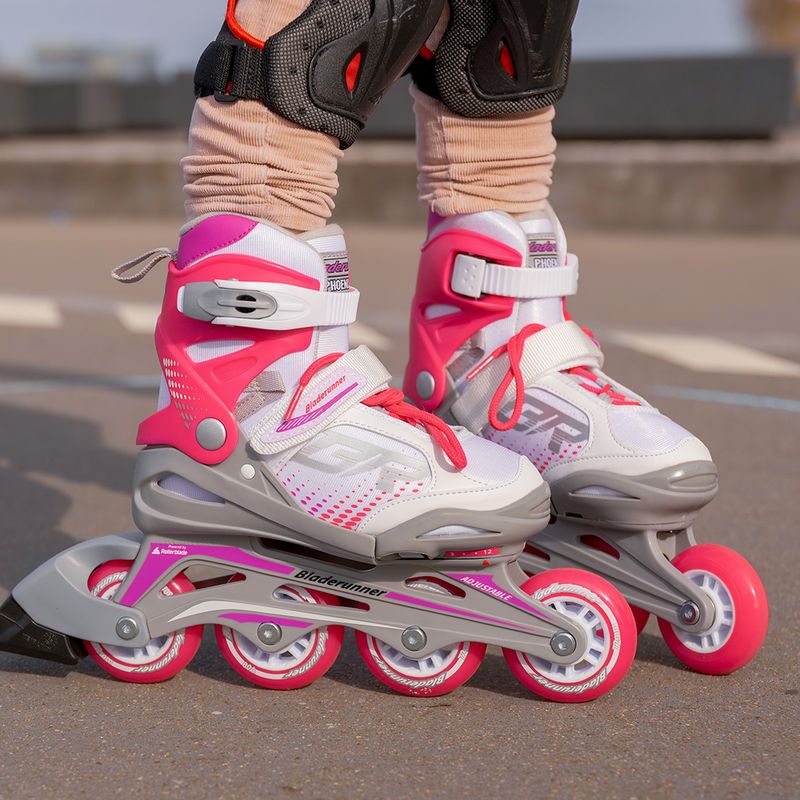 Rolki dziecięce Bladerunner by Rollerblade Phoenix G white/fuchsia 10