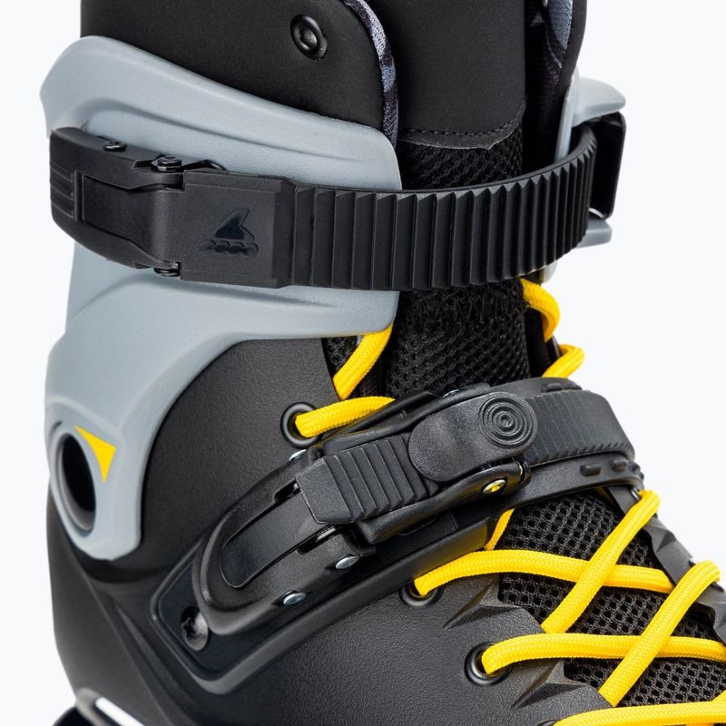 Rolki męskie Rollerblade RB 110 3WD black/saffron yellow 5