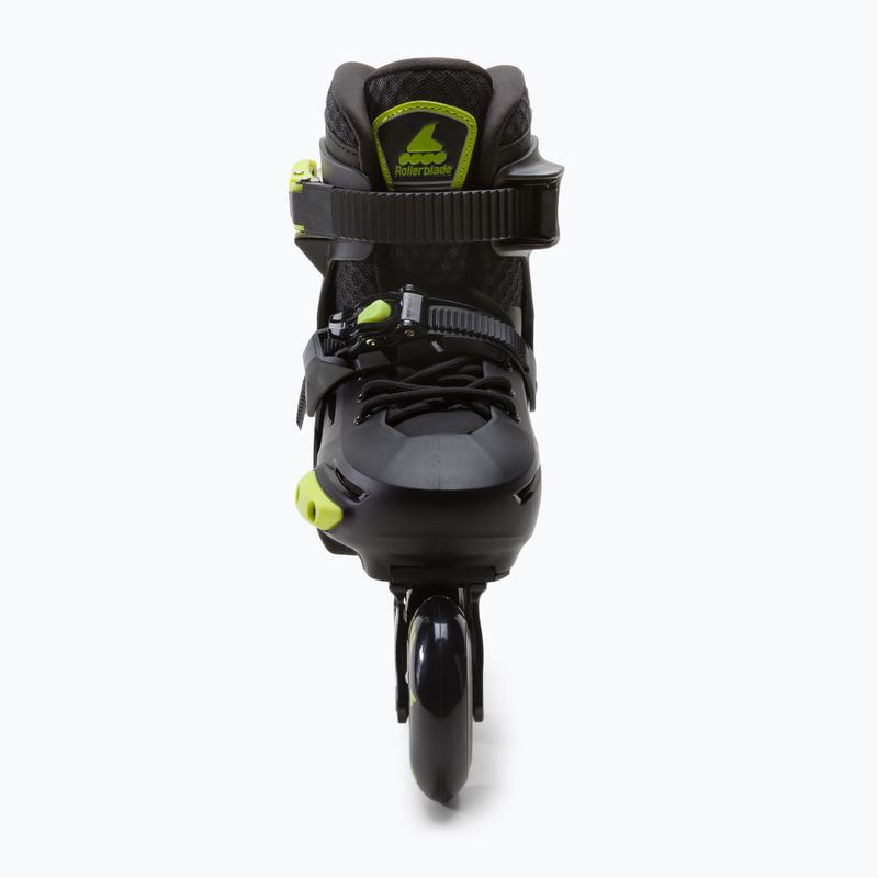 Rolki dziecięce Rollerblade Apex 3WD Jr black/lime 4