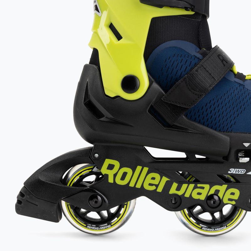 Rolki dziecięce Rollerblade Microblade 3WD Jr blue royal/lime 6